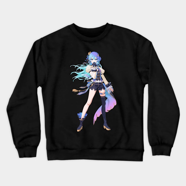 Hololive - hoshimachi suisei Crewneck Sweatshirt by Araki Shop